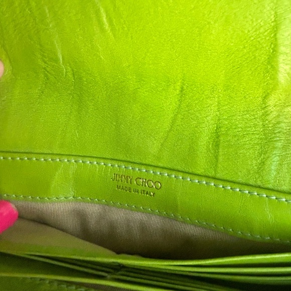 JIMMY CHOO AUTHENTIC SUEDE/LEATHER WALLET - Picture 16 of 16